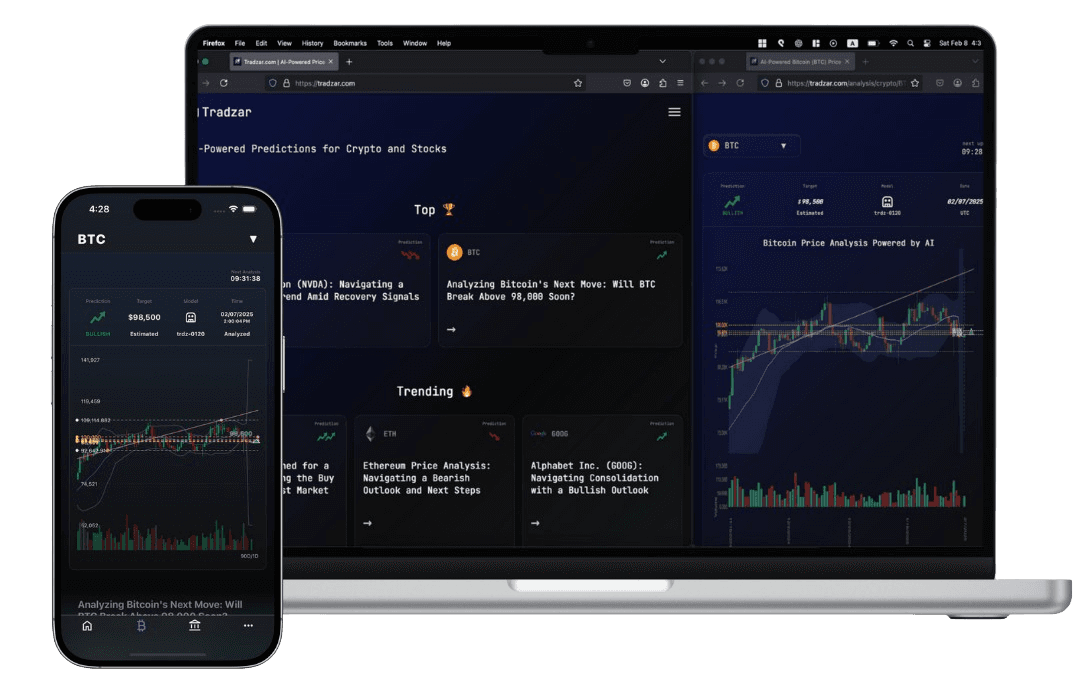 Tradzar App Mockup